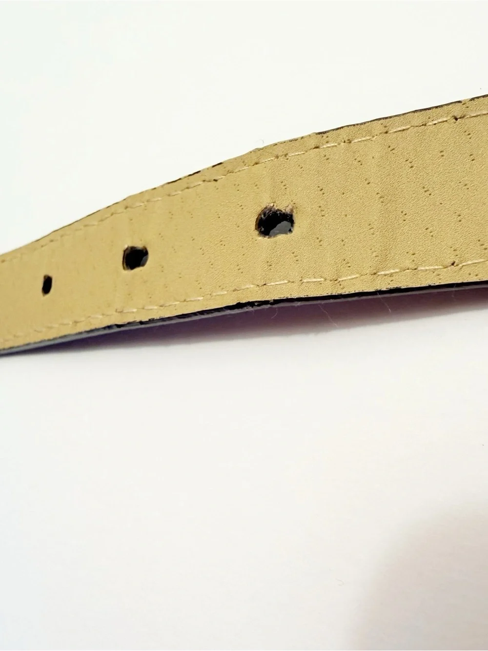 Steve Madden Black Slim Leather Belt with Silver Buckle